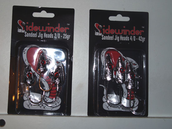 Sidewinder jigheads