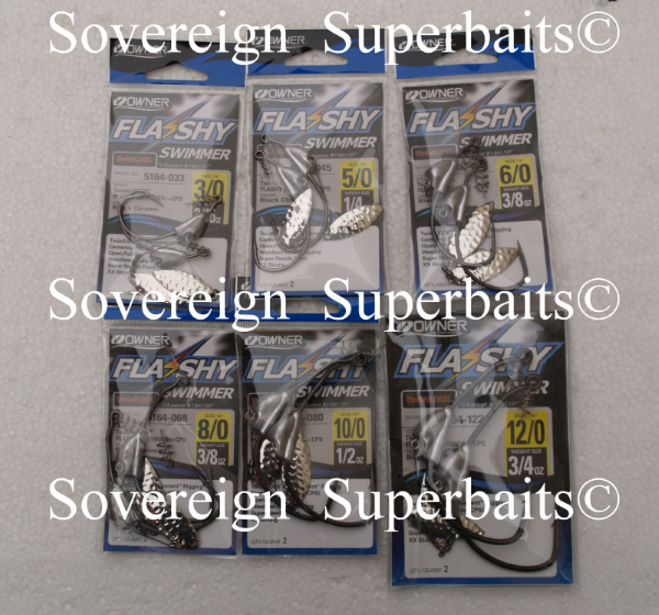 Sovereign Superbaits - Hitchhiker hooks - Owner Flashy Swimmer