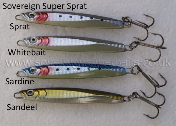 Sovereign Super Sprat - Pirk - Jig - colours Sovereign Super Sprat - Pirk - Jig - colours