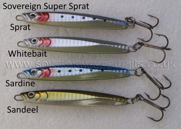 Sovereign Super Sprat - Pirk - Jig - colours