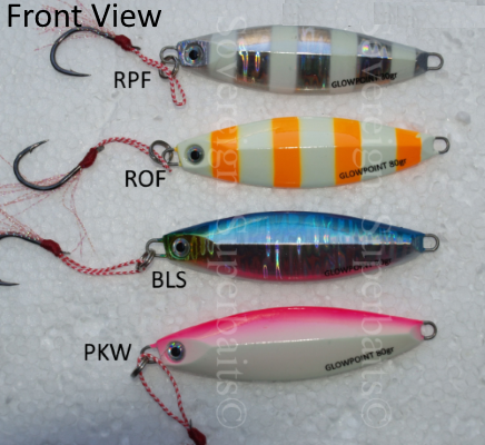 X-Way Glow Point Jigs - Casting Jigs - Wrecking Lures - Sovereign Superbaits 