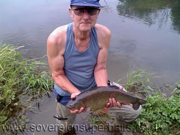 Chub caught on carp pellet fly