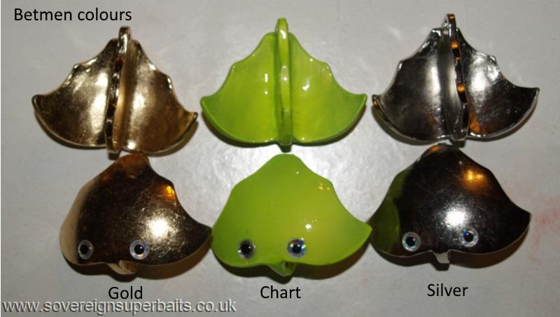 Betmen metal blade bait colours - Metal blade baits