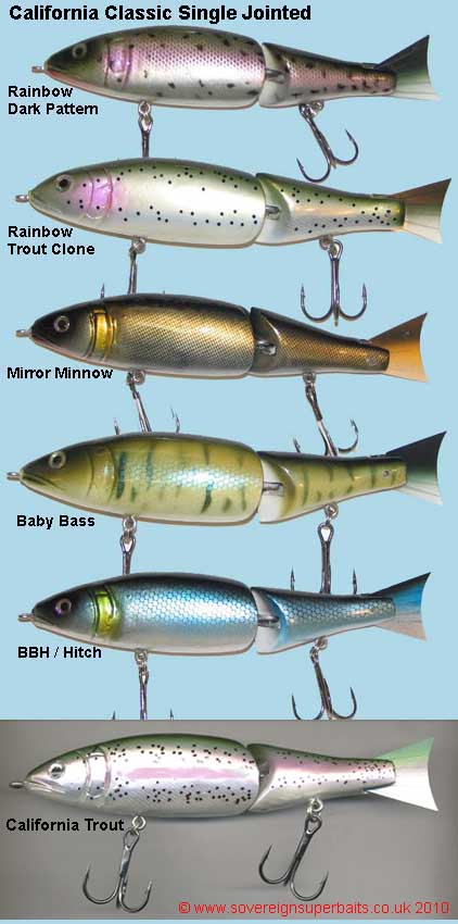California classic single jointed colours
