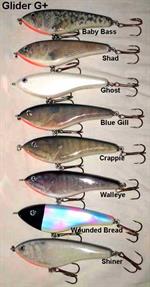 Glider G wood bait