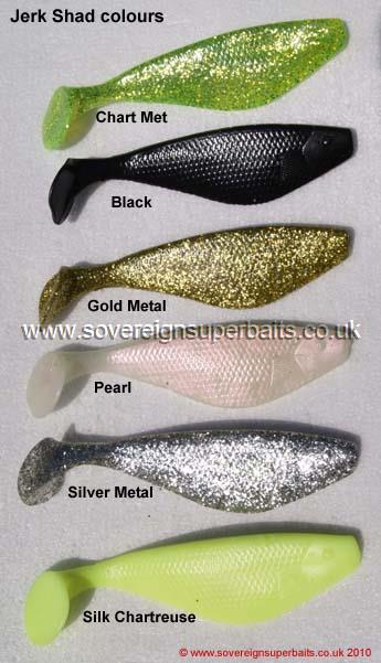 Jerk Shad colours