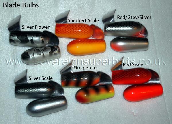 Blade bulbs - fishing lure making