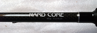 Hardcore catfish rod detail